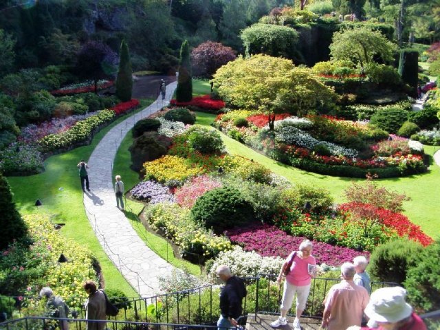 buchart gardens - victoria bc